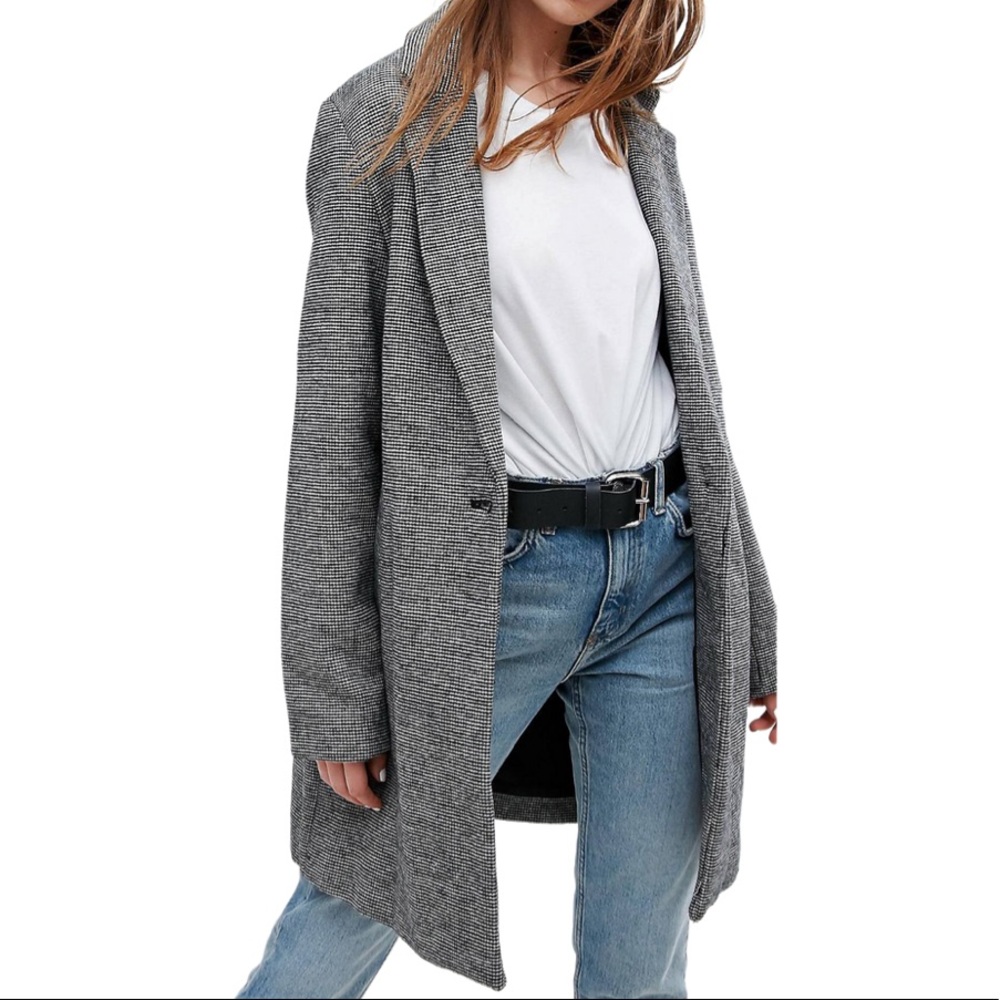 Bershka Coat With Pockets - XS - Only worn Once!